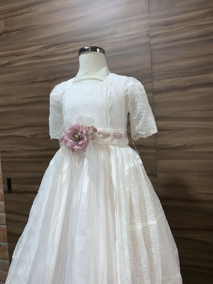 VESTIDO PRIMERA COMUNION V6023