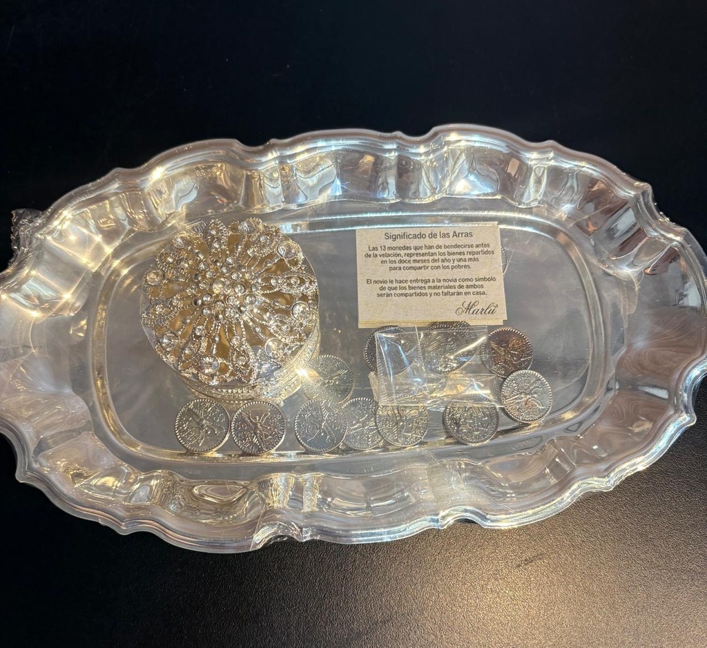 SET ARRAS CON COFRE Y CHAROLA 05-063